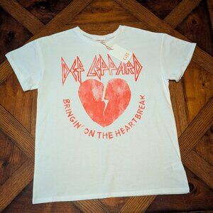 GB Def Leppard Graphic Tee - Size XS NWT